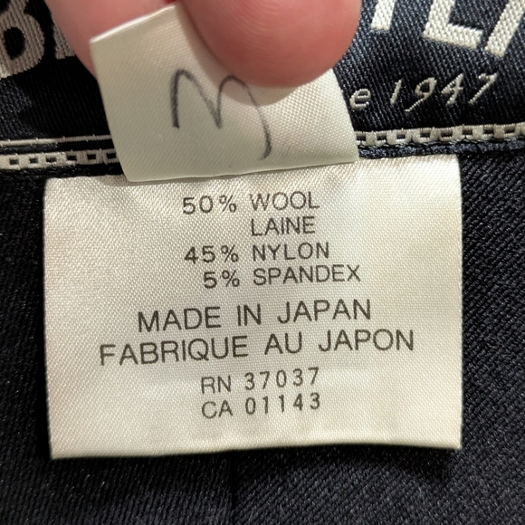 Vintage Obermeyer Black Wool Blend Stirrup Pant Ski Bib Jumpsuit 8S - Picture 8 of 10